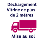 déchargement vitrine